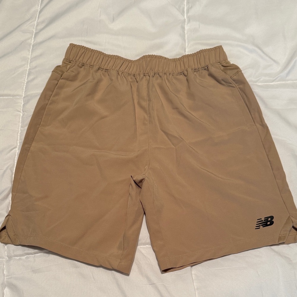 New Balance Men's Athletic Shorts in Tan